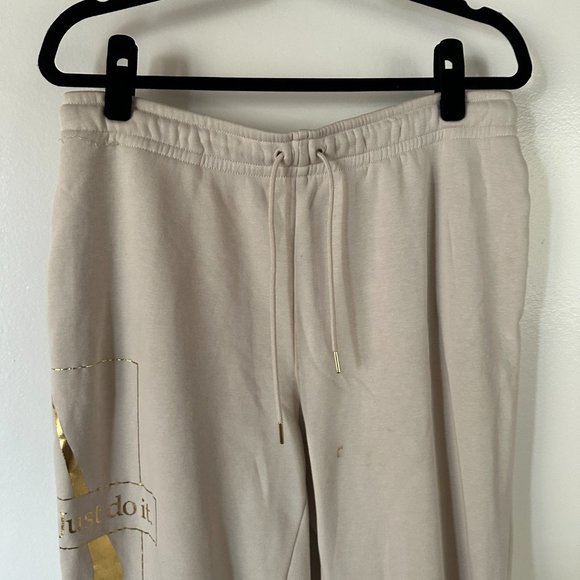 Joggers Nike Cream + Gold Metallic - US L - Picture 5 of 6